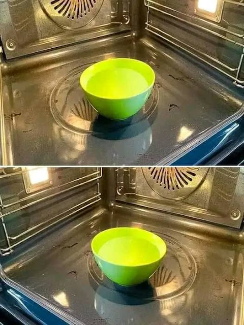 Bowl In The Oven Effortless Grease Cleaning Trick