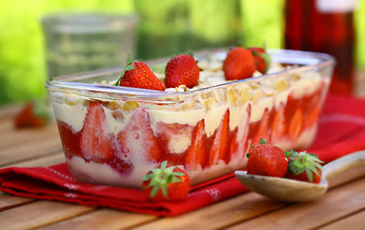 Pudding A La Fraise