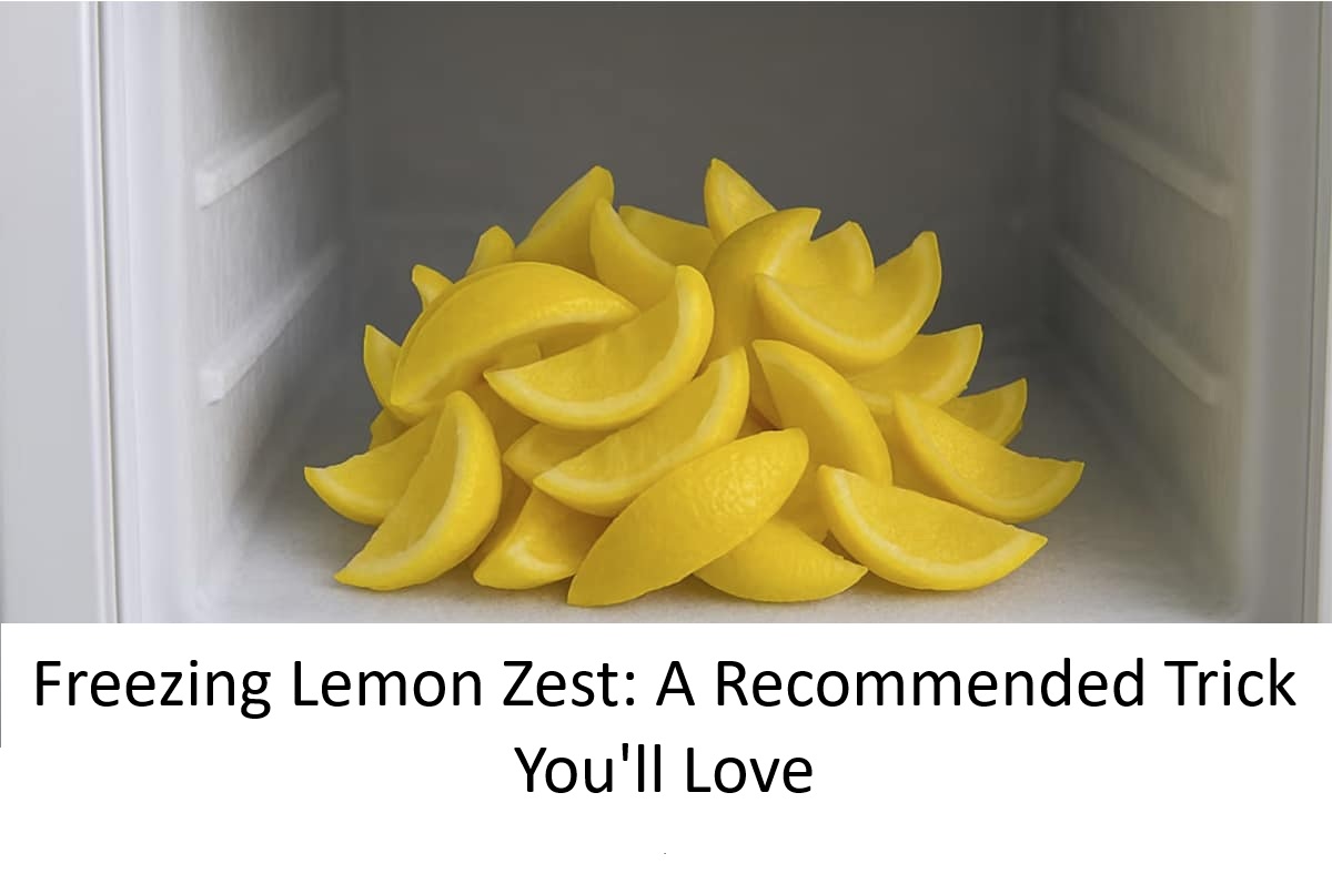 Mettre Des Zestes De Citron Au Congelateur Une Astuce Recommandee Que Vous Allez Adorer