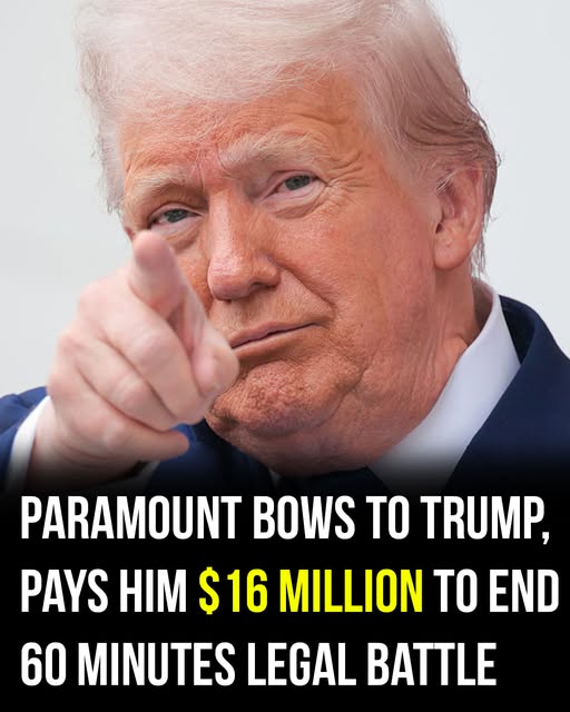Paramount Agrees To Pay Trump 16 Million In 60 Minutes Lawsuit Settlement
